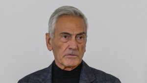 Gabriele Gravina in una recente apparizione pubblica - Foto Lapresse - Ilpallonegonfiato