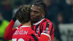 Joao Felix e Rafael Leao - Foto Lapresse - Ilpallonegonfiato