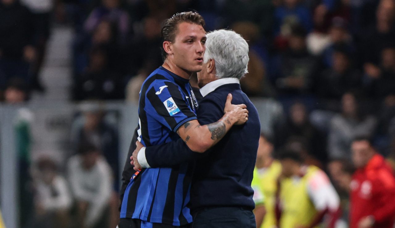 Retegui e Gasperini all'Atalanta.