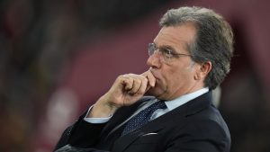 Cristiano Giuntoli a bordo campo - Foto Lapresse - Ilpallonegonfiato